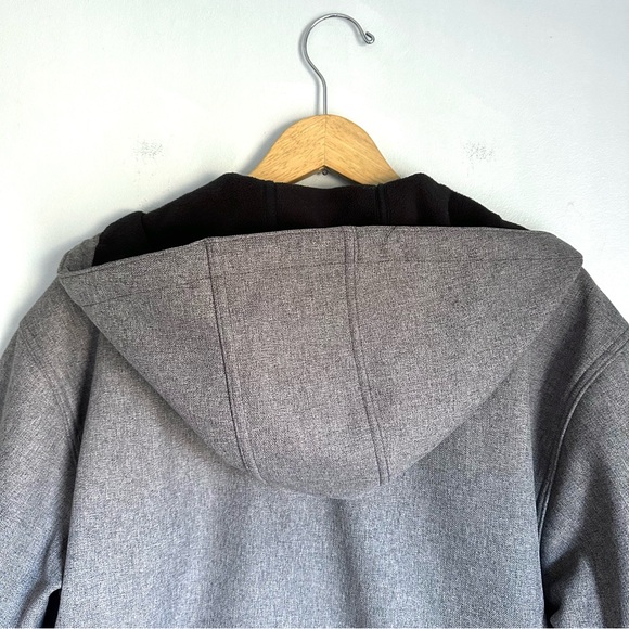 Carhartt Rain Defender Hooded Jacket Men’s Large Relaxed Fit Gray - Picture 10 of 13